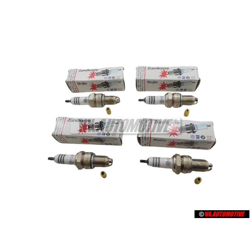 4x Genuine VW Spark Plug 'Longlife' - 101000001AC