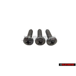 3x Genuine VW Oval Head Panel Screw - N 0139755