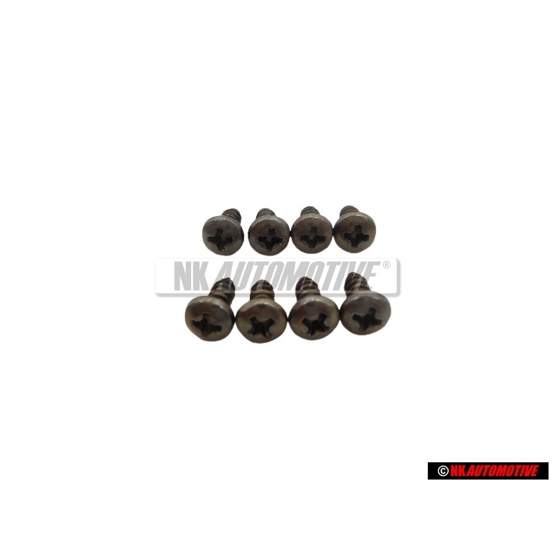 8x Genuine VW Oval Head Panel Screw - N 0139605