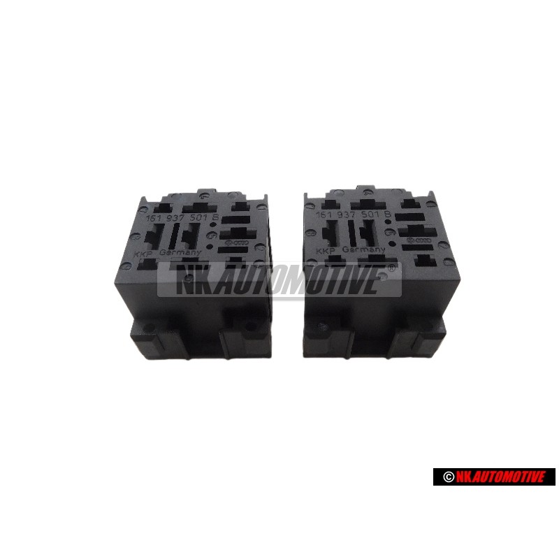 2x Genuine VW Relay Plate 9 Pin - 161937501B
