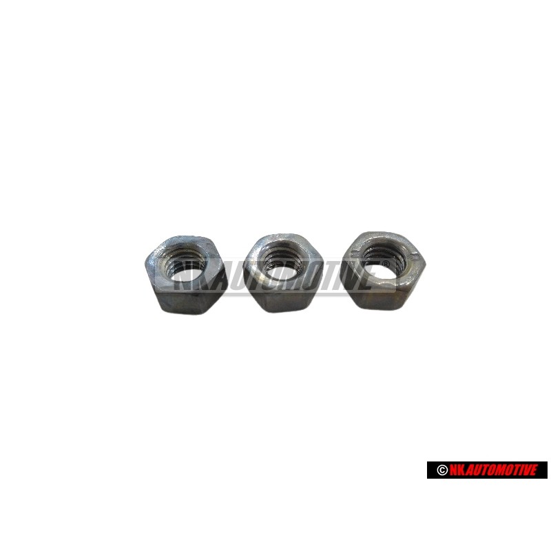 3x Genuine VW Hexagon Nut - N 01100517