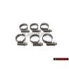 6x Genuine VW Hose Clamp Jubilee 12-22x9x0.4 - N 10258201