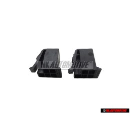 2x Genuine VW Flat Contact Housing - 357959869