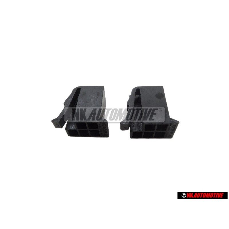 2x Genuine VW Flat Contact Housing - 357959869