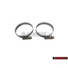 2x Genuine VW Adjustable Hose Clamp 32-50x9x0.5 - N 0245076