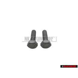 2x Genuine VW Hexagon Bolt M6x20 - N 01021723
