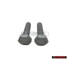 2x Genuine VW Hexagon Bolt - N 01024425