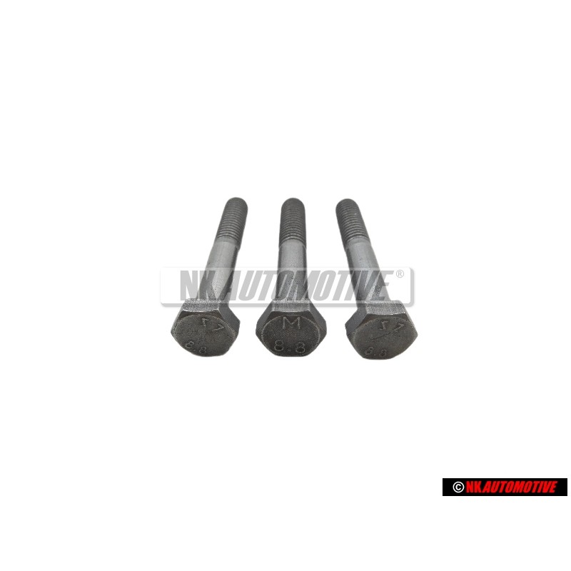 3x Genuine VW Hexagon Bolt - N 0103398