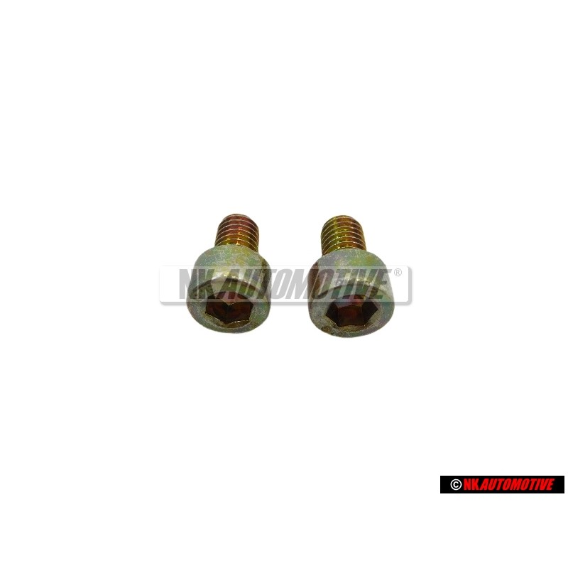 2x Genuine VW Socket Head Bolt M6x10 - N 0147503