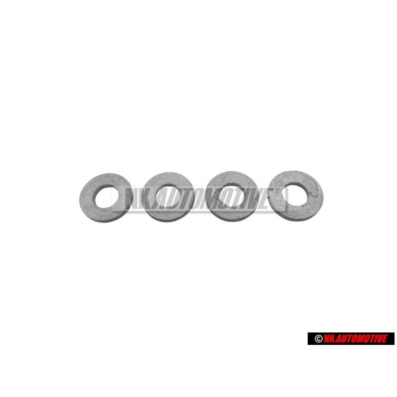 4x Genuine VW Washer 6.5x14x1.6 - N 0115477