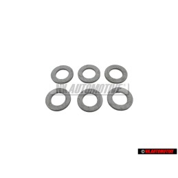 6x Genuine VW Washer 8.4x15x1.6 - N 01155813