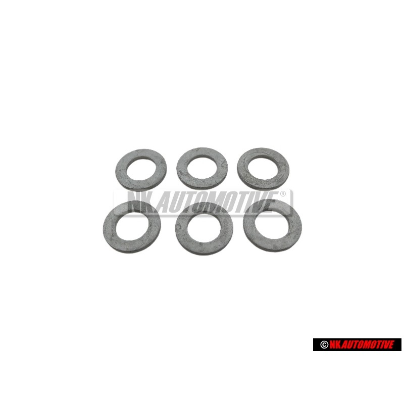 6x Genuine VW Washer 8.4x15x1.6 - N 01155813