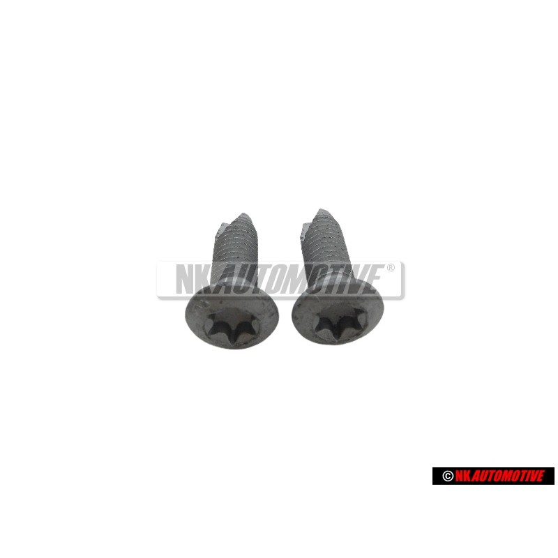 2x Genuine VW Oval Head Countersunk Bolt - N 90701301