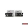 Set For VW Audi Licence Plate Led Lights Left & Right