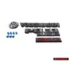 SET For VW Polo Coupe MK2 86C G40 Rear Boot Badges Emblems
