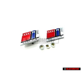 Genuine Audi SET Front Grill & Rear Boot Badge Emblem - RS2