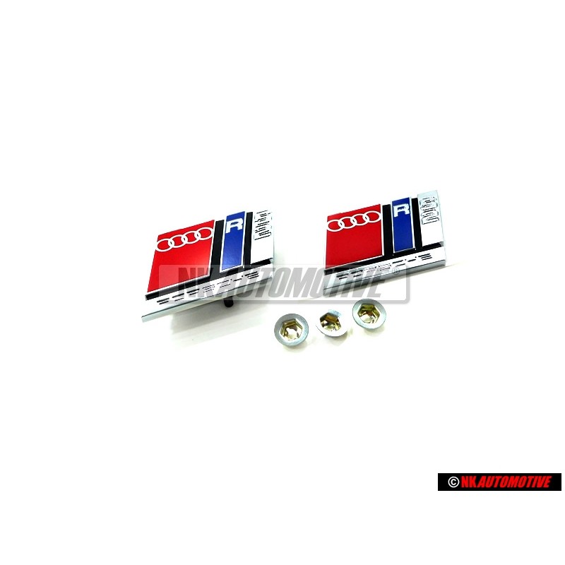Genuine Audi SET Front Grill & Rear Boot Badge Emblem - RS2
