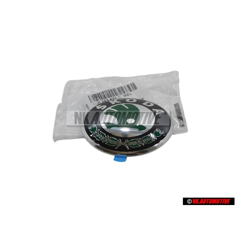 Genuine Skoda Front Badge Emblem - 1U0853621C MEL