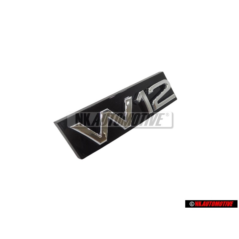 Genuine Audi W12 Front Grill Badge Emblem - 4E0853738A 2ZZ