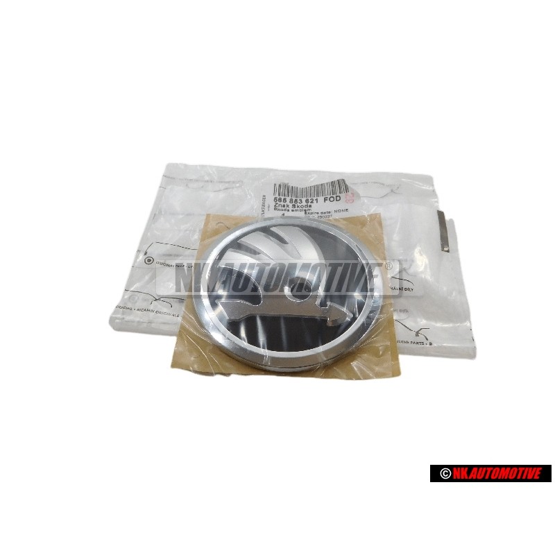 Genuine Skoda Front Badge Emblem - 565853621 FOD