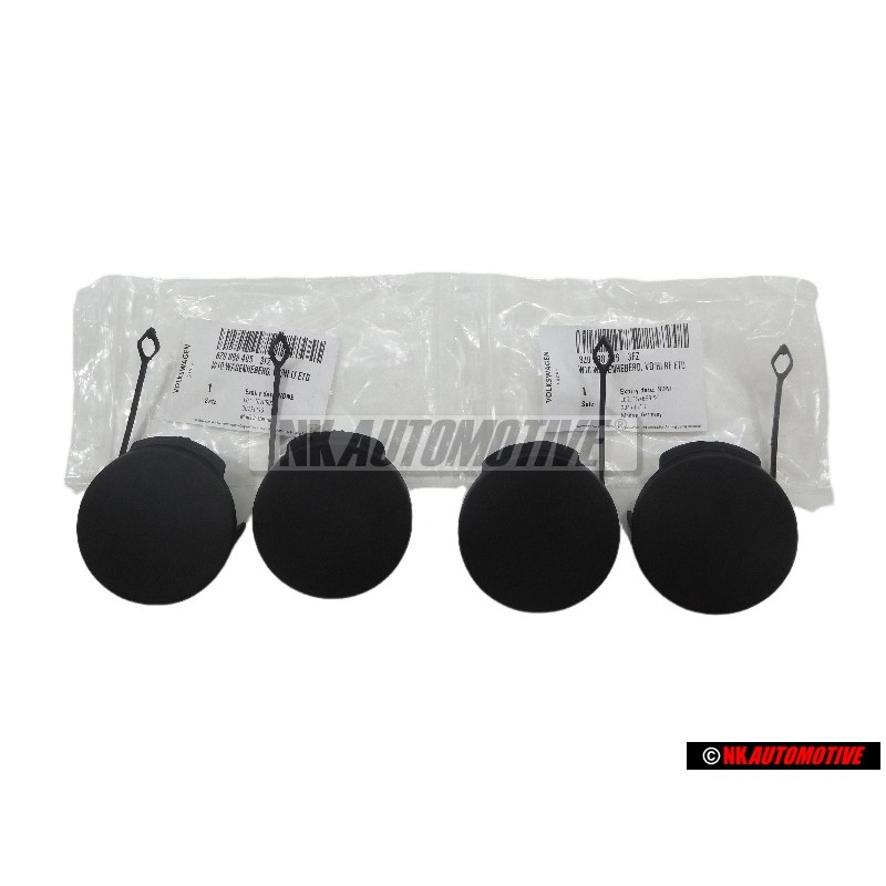 Genuine Audi A2 SET Side Jack Point Cover Caps Left & Right Black