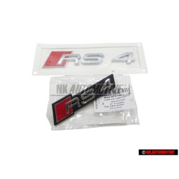 Genuine Audi SET Front Grill & Rear Boot Badge Emblem - RS4 B9 (8W)