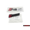 Genuine Audi SET Front Grill & Rear Boot Badge Emblem Black - RS4 B9 (8W)