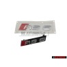Genuine Audi SET Front Grill & Rear Boot Badge Emblem - RS6 C6 (4F)