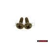 2x Genuine VW Oval Head CSK. Self Tapp Screw 4.8x22 - N 0141063