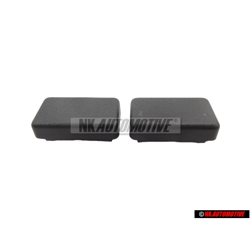 2x Genuine VW Dummy Cover Satin Black - 357957087 01C