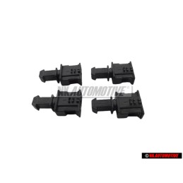 4x Genuine VW Flat Connector Housing - 191972711