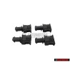 4x Genuine VW Flat Connector Housing - 191972711