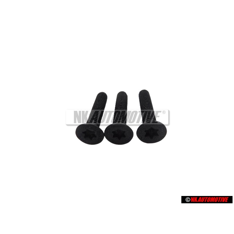 3x Genuine VW Countersunk Bolt - N 0142122