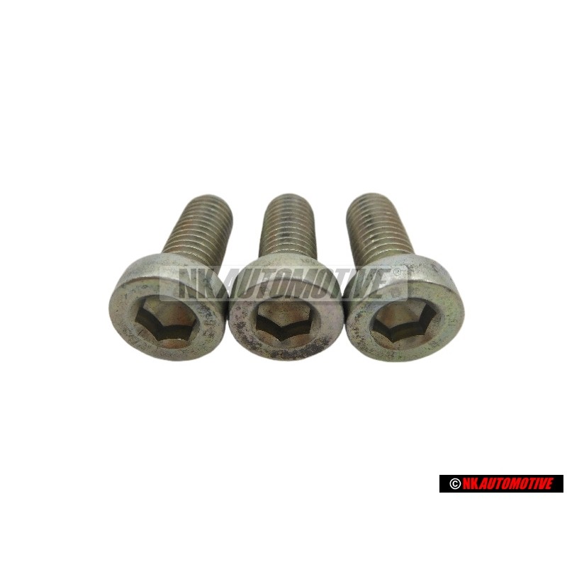 3x Genuine VW Socket Head Bolt With Hexagon Socket Head - N 0147791
