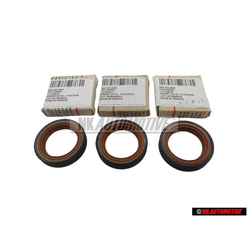 3x Genuine VW Camshaft or Crankshaft Oil Seal - 068103085E