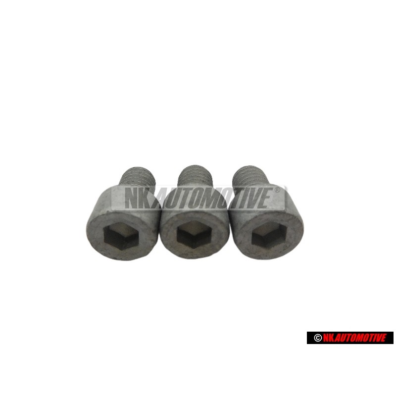3x Genuine VW Hexagon Socket head Bolt M8x12 - N 0147068