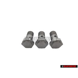 3x Genuine VW Banjo Bolt With Filter - 048133505