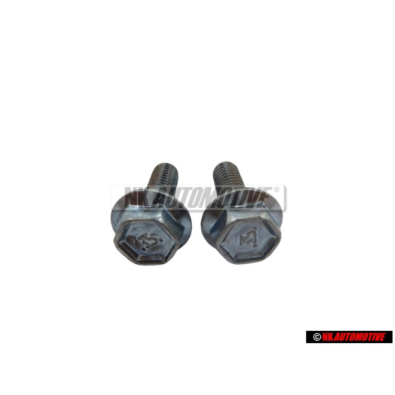 2x Genuine VW Bolt, Hex. Hd. With Shoulder, Self-Locking - N 0143441