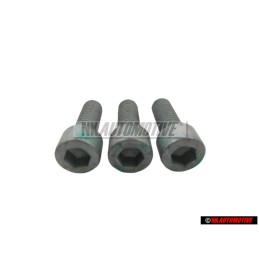 3x Genuine VW Socket Head Bolt With Hexagon Socket Head - N 0147236