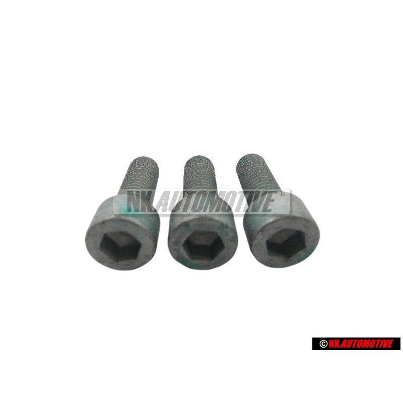 3x Genuine VW Socket Head Bolt With Hexagon Socket Head - N 0147236