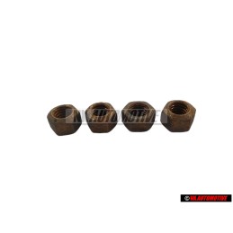 4x Genuine VW Hexagon Nut Self Locking - N 90085001