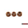 3x Genuine VW Hexagon Collar Nut Self-Locking - N 90200201