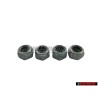 4x Genuine VW Hexagon Nut, Self-Locking - N 01118312