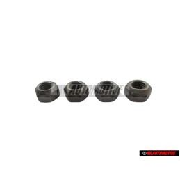 4x Genuine VW Hexagon Nut Self Locking - N 02214812