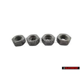 4x Genuine VW Hexagon Nut Self Locking - N 90074404