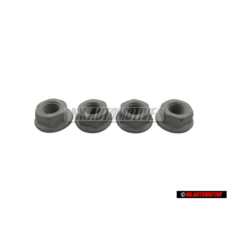 4x Genuine VW Hexagon Collar Nut - N 01508315