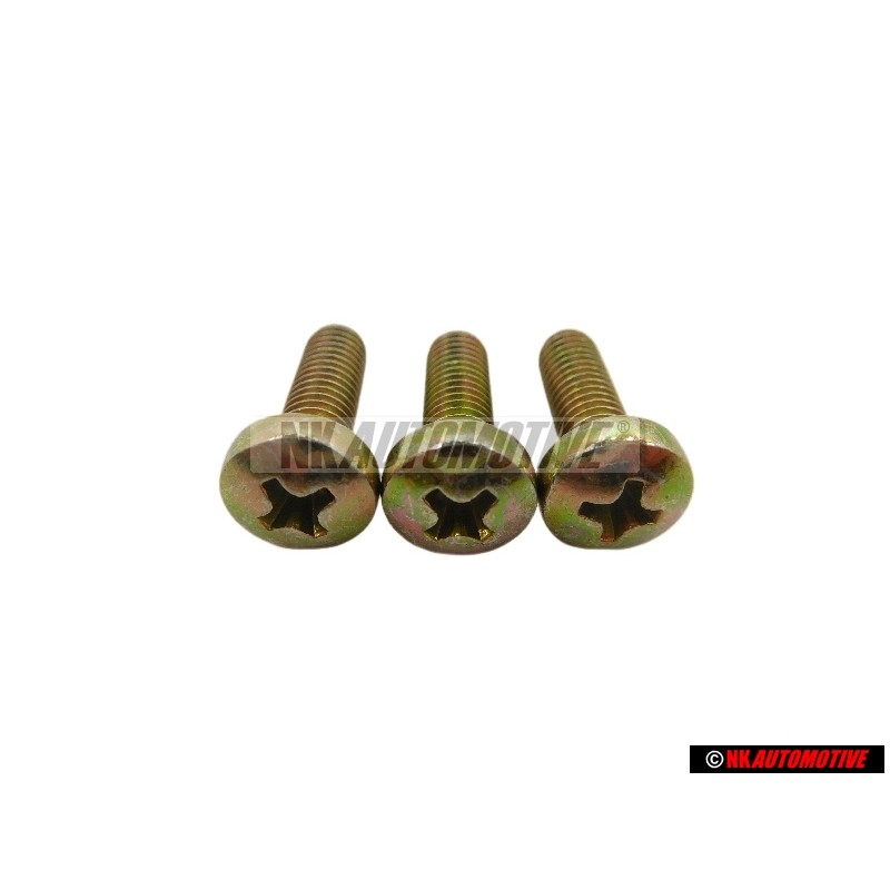 3x Genuine VW Fillister Hd Bolt - N 0141313