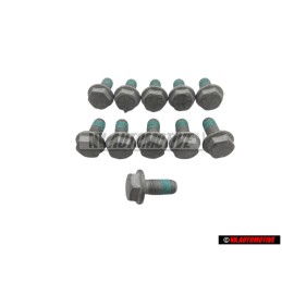 11x Genuine VW Hex Collared Bolt - N 90063905