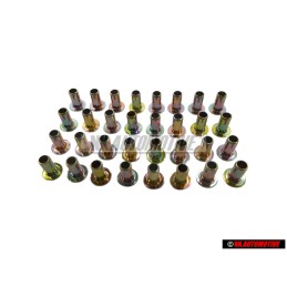32x Genuine VW Rivet - N 0136331