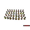 32x Genuine VW Rivet - N 0136331